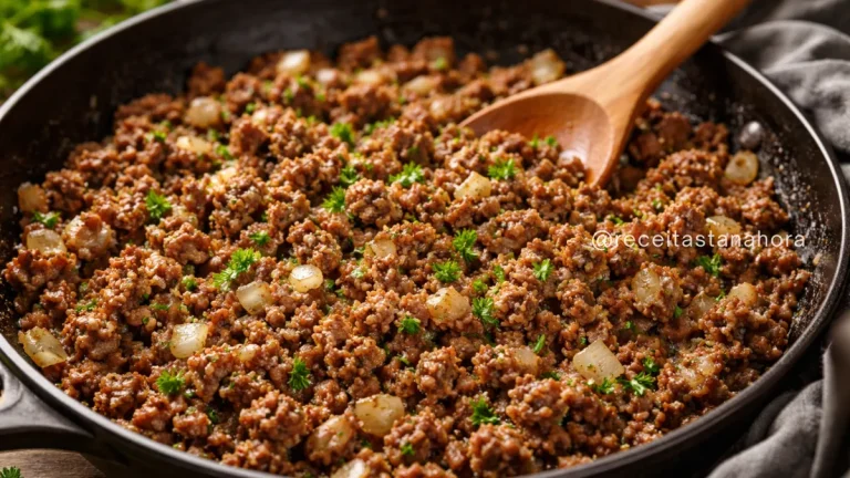 receitas com carne moída fáceis e econômicas para o dia a dia