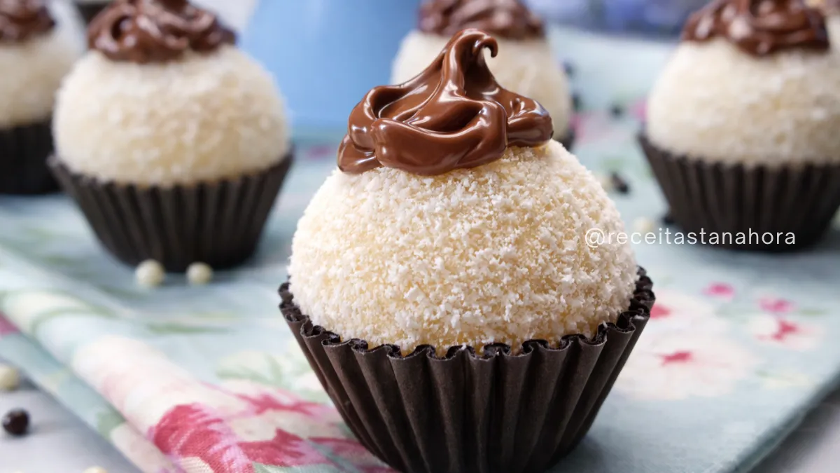 brigadeiro de leite ninho com nutella recheado cremoso para festas