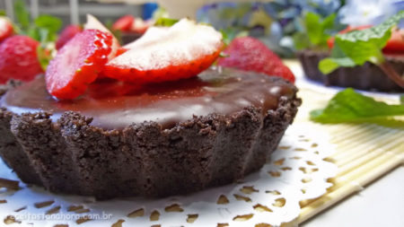 Torta de nutella com morango – E com apenas 5 ingredientes