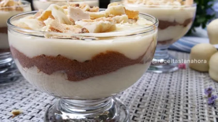 Pavê de Ouro Branco: Receita com bombom para surpreender