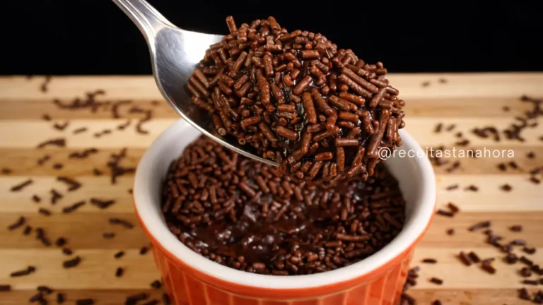 brigadeiro sem leite condensado cremoso feito com ingredientes simples