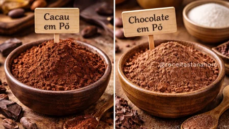 Cacau em pó ou chocolate em pó: Entenda a diferença e qual usar nas receitas