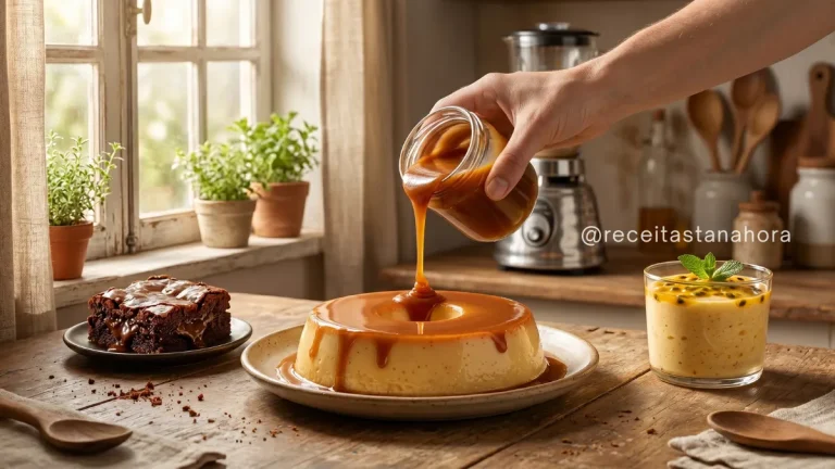 sobremesas de liquidificador fáceis e variadas prontas para servir