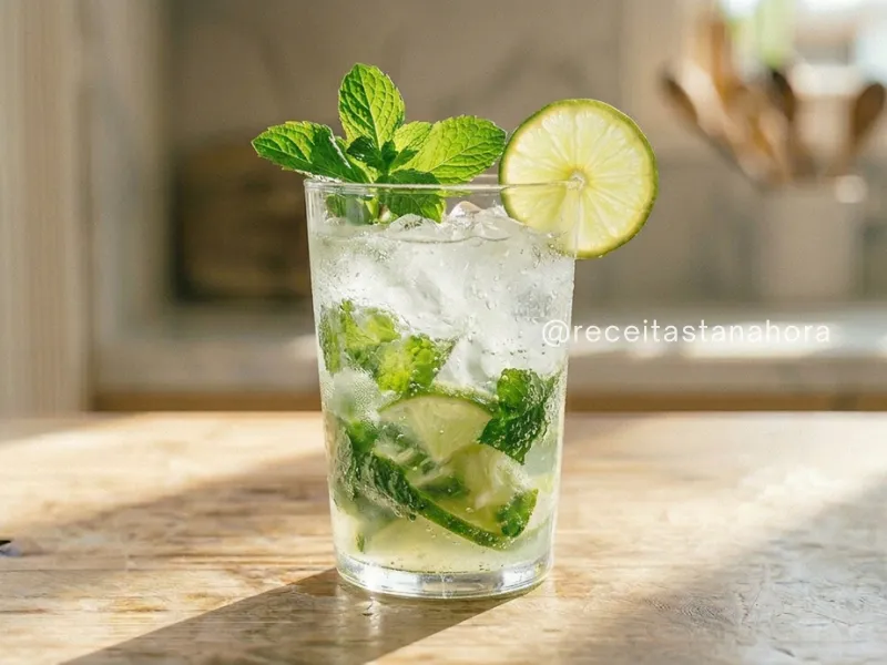 10 drinks para o carnaval mojito com limão hortelã gelo e bebida refrescante