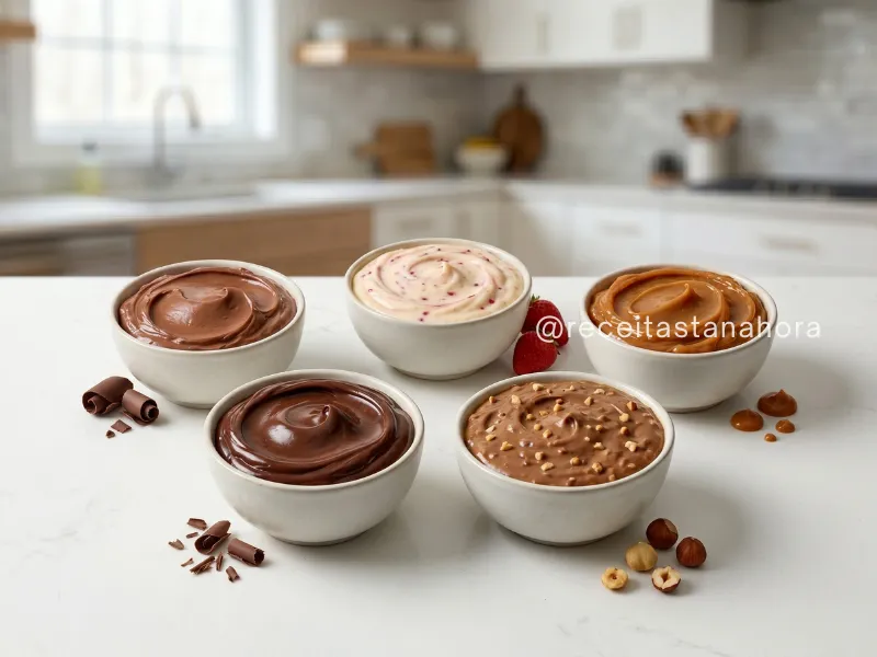 recheios de chocolate para bolo como ganache brigadeiro trufado e creme de avelã