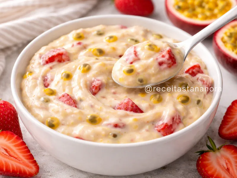 recheios de frutas para bolo como maracujá e pêssego