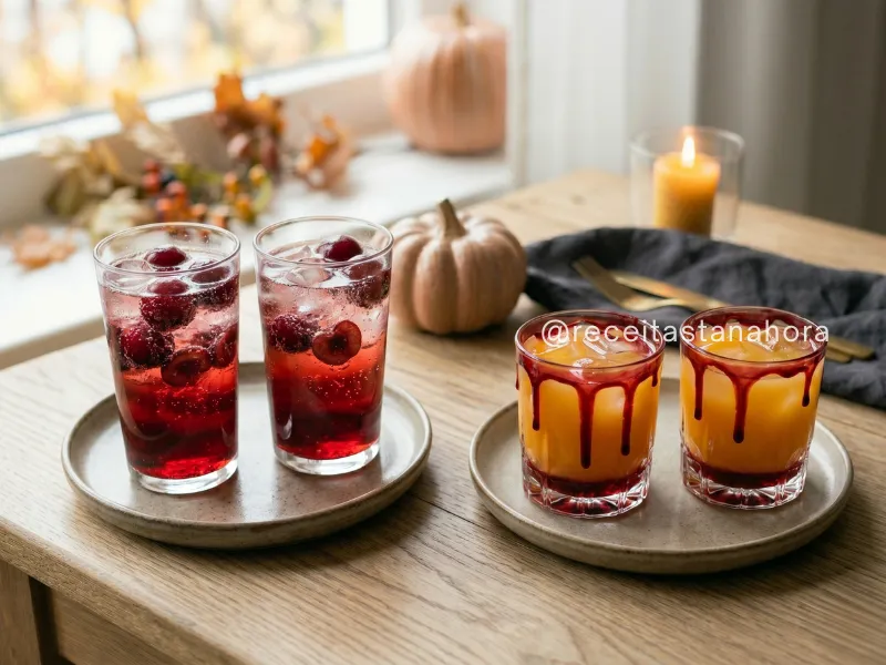 bebidas para receitas para o halloween em festa temática