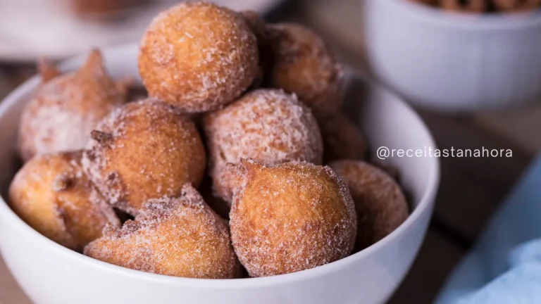 bolinho de chuva perfeito crocante por fora e macio por dentro