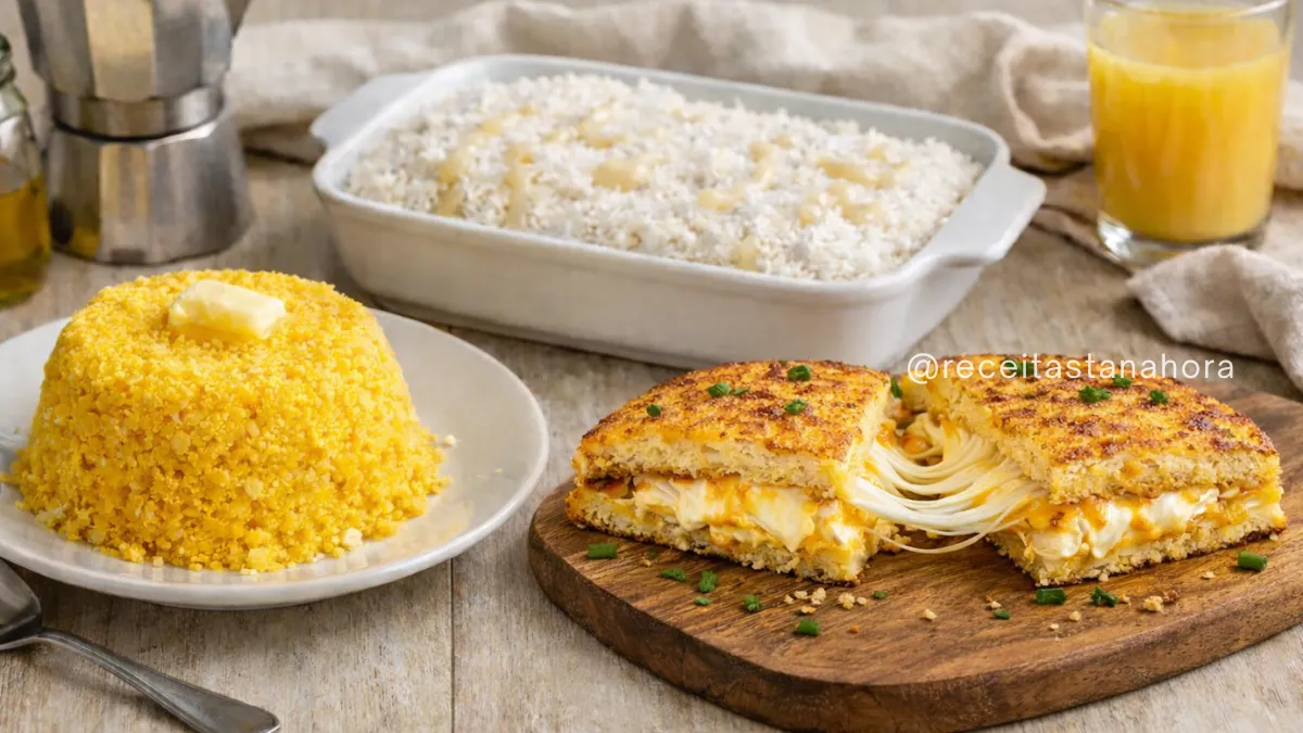 receitas de cuscuz de milho e cuscuz de tapioca fáceis e caseiras