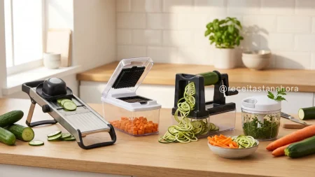 Cortador de verduras e legumes: 7 tipos práticos para facilitar sua cozinha